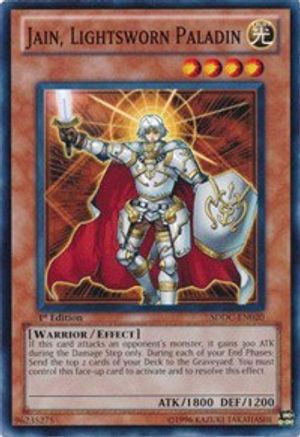 Jain, Lightsworn Paladin (SDDC-EN020) - Structure Deck: Dragons Collide Unlimited