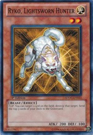Ryko, Lightsworn Hunter (SDDC-EN023) - Structure Deck: Dragons Collide 1st Edition
