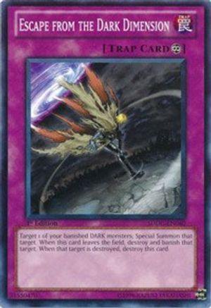 Escape from the Dark Dimension (SDDC-EN040) - Structure Deck: Dragons Collide Unlimited