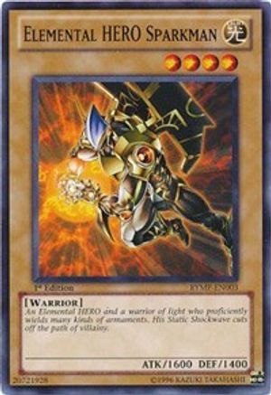 Elemental HERO Sparkman (RYMP-EN003) - Ra Yellow Mega Pack 1st Edition