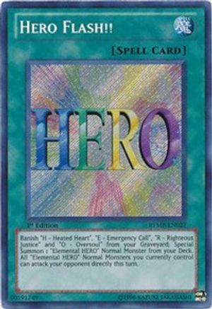 Hero Flash!! (RYMP-EN027) - Ra Yellow Mega Pack 1st Edition