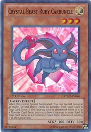 Crystal Beast Ruby Carbuncle (RYMP-EN040) - Ra Yellow Mega Pack Unlimited