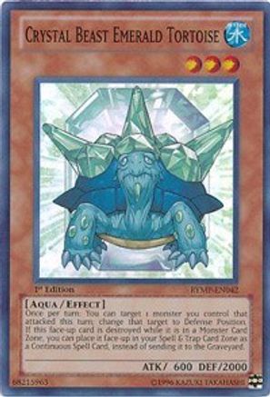 Crystal Beast Emerald Tortoise (RYMP-EN042) - Ra Yellow Mega Pack Unlimited
