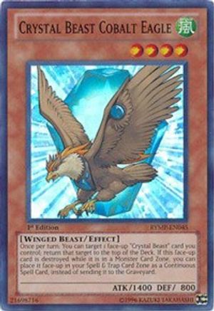 Crystal Beast Cobalt Eagle (RYMP-EN045) - Ra Yellow Mega Pack Unlimited