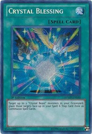 Crystal Blessing (RYMP-EN050) - Ra Yellow Mega Pack 1st Edition