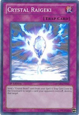 Crystal Raigeki (RYMP-EN055) - Ra Yellow Mega Pack 1st Edition