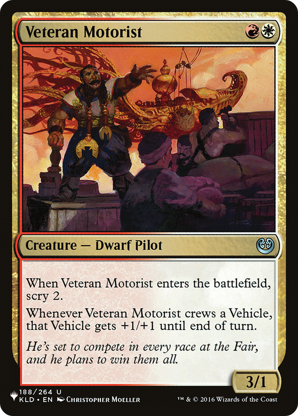 Veteran Motorist (LIST-KLD-188) - The List