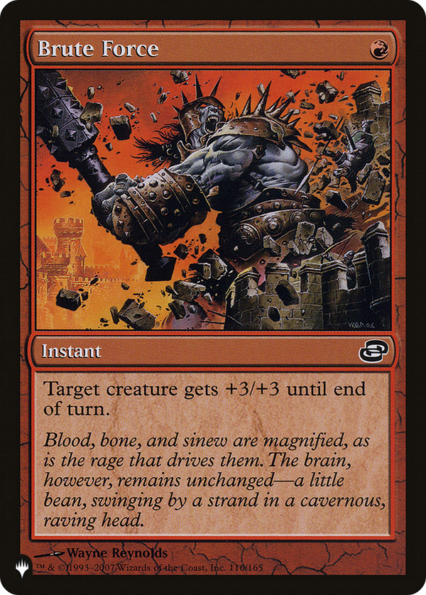 Brute Force (LIST-PLC-116) - The List: (colorshifted)
