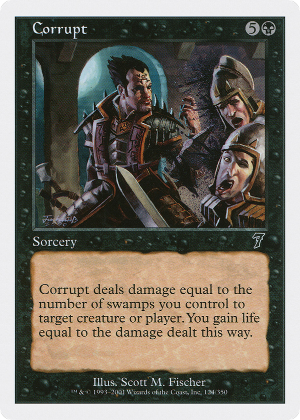 Corrupt (7ED-124) - 7th Edition Foil