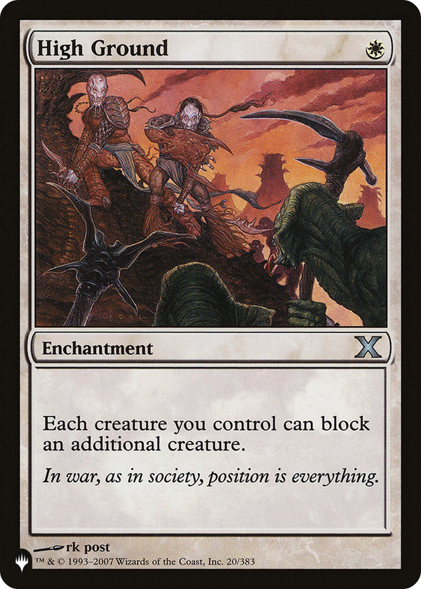 High Ground (LIST-10E-20) - The List