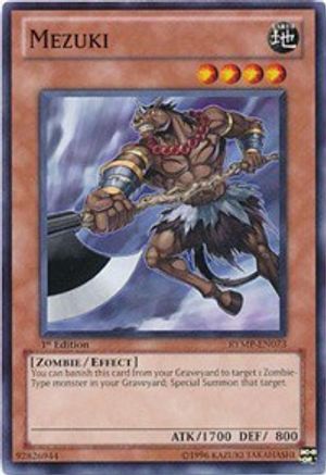 Mezuki (RYMP-EN073) - Ra Yellow Mega Pack 1st Edition