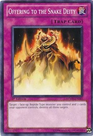 Offering to the Snake Deity (RYMP-EN085) - Ra Yellow Mega Pack Unlimited