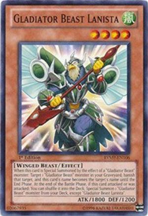 Gladiator Beast Lanista (RYMP-EN106) - Ra Yellow Mega Pack Unlimited