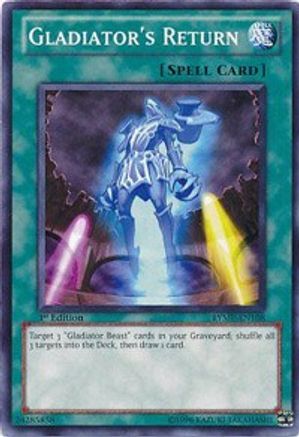 Gladiator's Return (RYMP-EN108) - Ra Yellow Mega Pack Unlimited