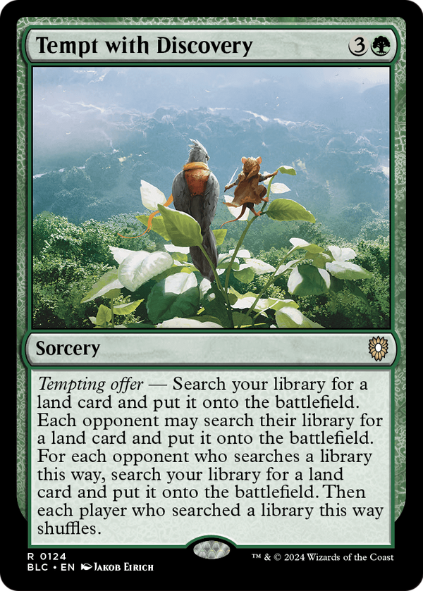 Tempt with Discovery (BLC-124) - Bloomburrow Commander