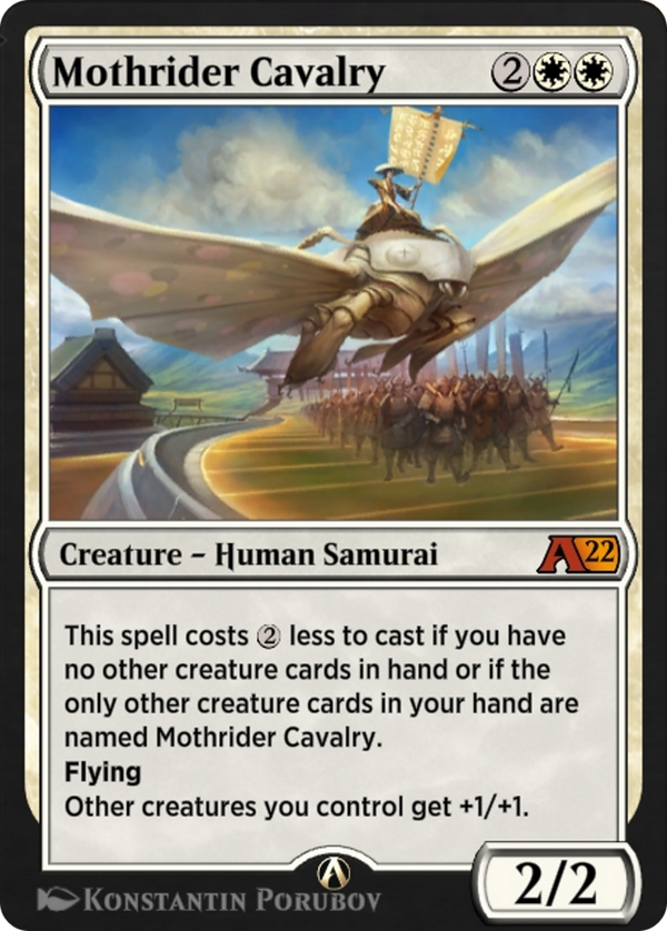 Mothrider Cavalry (YNEO-005) - Alchemy: Kamigawa