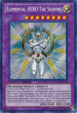 Elemental HERO The Shining (PRC1-ENV01) - 2012 Premium Collection Tin Limited