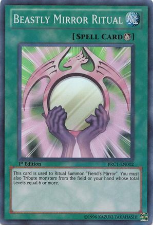 Beastly Mirror Ritual (PRC1-EN002) - 2012 Premium Collection Tin 1st Edition