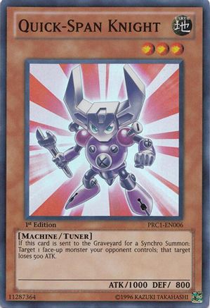 Quick-Span Knight (PRC1-EN006) - 2012 Premium Collection Tin 1st Edition