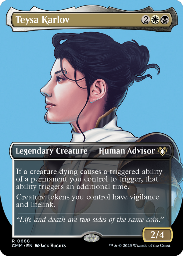 Teysa Karlov (Borderless) (CMM-688) - Commander Masters Foil