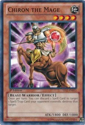 Chiron the Mage (YS12-EN013) - Starter Deck: Xyz Symphony 1st Edition