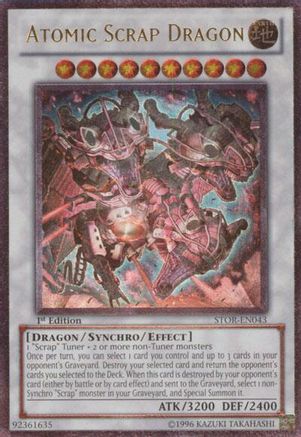 Atomic Scrap Dragon (UTR) (STOR-EN043) - Storm of Ragnarok Unlimited