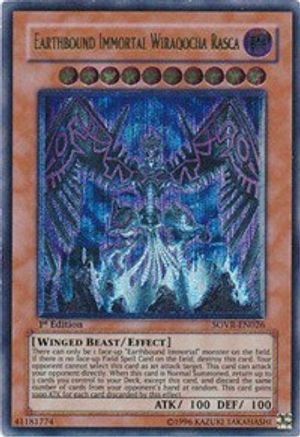 Earthbound Immortal Wiraqocha Rasca (UTR) (SOVR-EN026) - Stardust Overdrive 1st Edition
