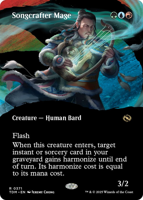 Songcrafter Mage (Borderless) (TDM-371) - Tarkir: Dragonstorm: (Showcase)