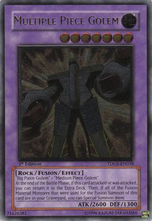 Multiple Piece Golem (UTR) (TDGS-EN038) - The Duelist Genesis 1st Edition