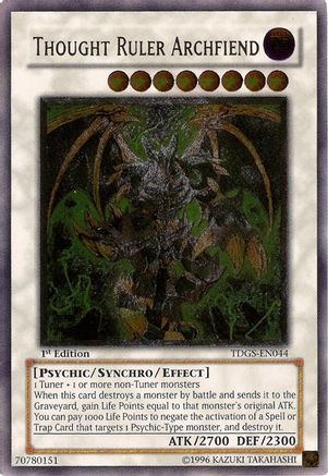 Thought Ruler Archfiend (UTR) (TDGS-EN044) - The Duelist Genesis 1st Edition