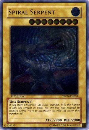 Spiral Serpent (UTR) (STON-EN003) - Strike of Neos 1st Edition