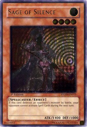 Sage of Silence (UTR) (STON-EN015) - Strike of Neos 1st Edition