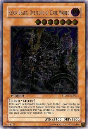 Reign-Beaux, Overlord of Dark World (UTR) (STON-EN017) - Strike of Neos Unlimited