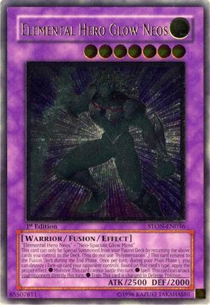 Elemental Hero Glow Neos (UTR) (STON-EN036) - Strike of Neos Unlimited