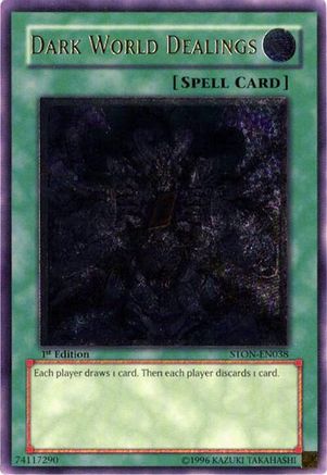 Dark World Dealings (UTR) (STON-EN038) - Strike of Neos 1st Edition