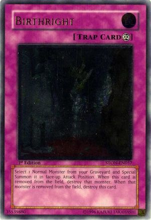 Birthright (UTR) (STON-EN057) - Strike of Neos 1st Edition
