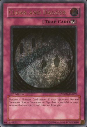 Cloak and Dagger (UTR) (STON-EN059) - Strike of Neos 1st Edition