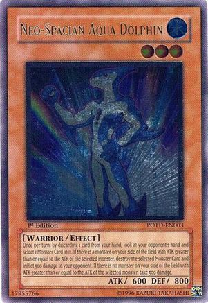 Neo-Spacian Aqua Dolphin (UTR) (POTD-EN003) - Power of the Duelist 1st Edition