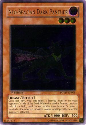 Neo-Spacian Dark Panther (UTR) (POTD-EN005) - Power of the Duelist 1st Edition