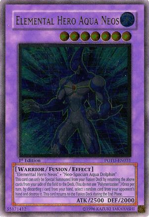 Elemental Hero Aqua Neos (UTR) (POTD-EN031) - Power of the Duelist Unlimited