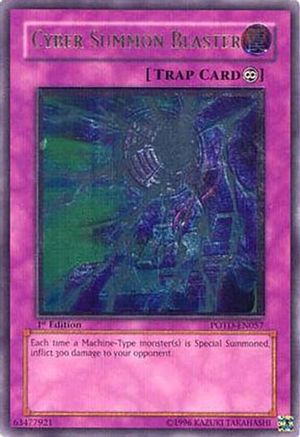 Cyber Summon Blaster (UTR) (POTD-EN057) - Power of the Duelist Unlimited