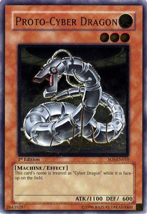 Proto-Cyber Dragon (UTR) (SOI-EN010) - Shadow of Infinity 1st Edition