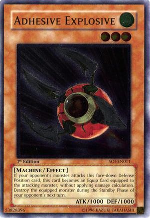 Adhesive Explosive (UTR) (SOI-EN011) - Shadow of Infinity 1st Edition