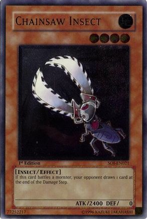 Chainsaw Insect (UTR) (SOI-EN021) - Shadow of Infinity 1st Edition