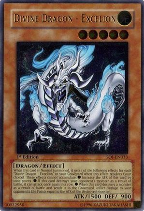 Divine Dragon - Excelion (UTR) (SOI-EN033) - Shadow of Infinity 1st Edition