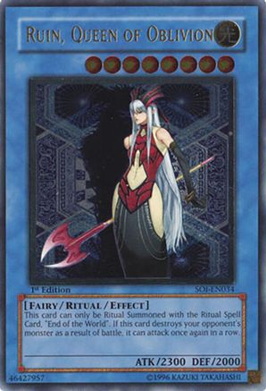 Ruin, Queen of Oblivion (UTR) (SOI-EN034) - Shadow of Infinity Unlimited
