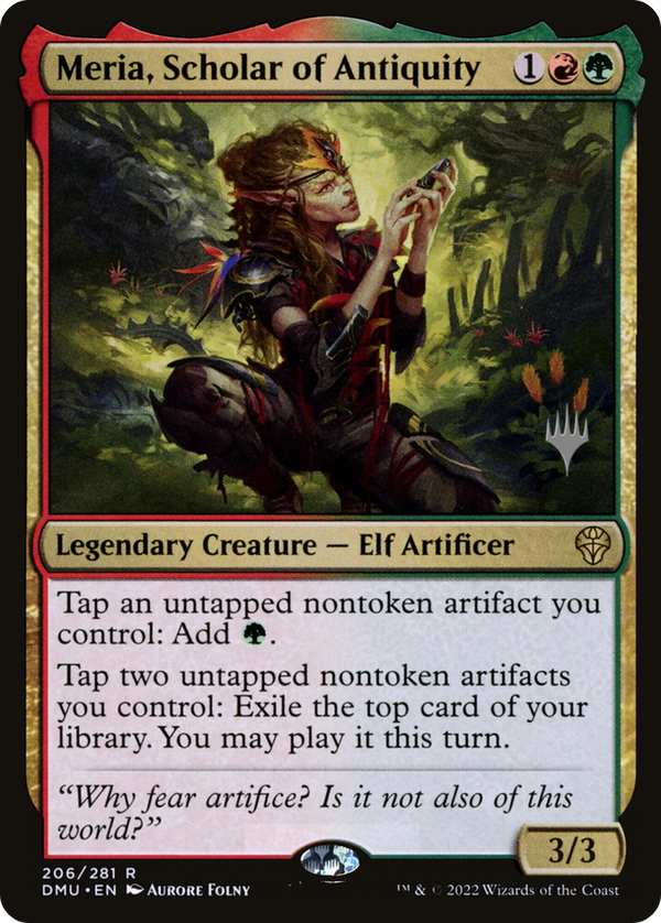 Meria, Scholar of Antiquity (PPDMU-206) - Dominaria United Promos
