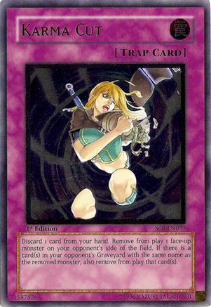 Karma Cut (UTR) (SOI-EN053) - Shadow of Infinity 1st Edition