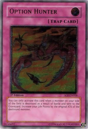 Option Hunter (UTR) (SOI-EN058) - Shadow of Infinity Unlimited