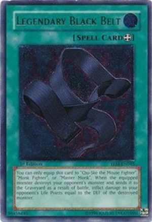 Legendary Black Belt (UTR) (TLM-EN045) - The Lost Millennium 1st Edition